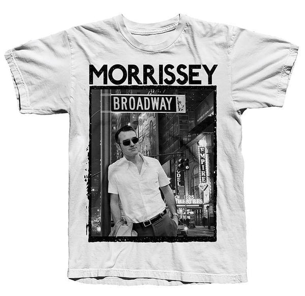 Broadway Street Sign White T-Shirt