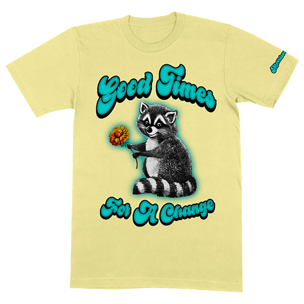 ‘Good Times For A Change’ T-Shirt Yellow