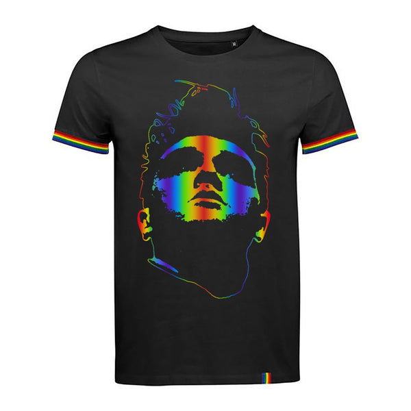 Rainbow Foil Face T-Shirt