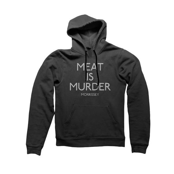 MEAT IS MURDER BLACK HOODY