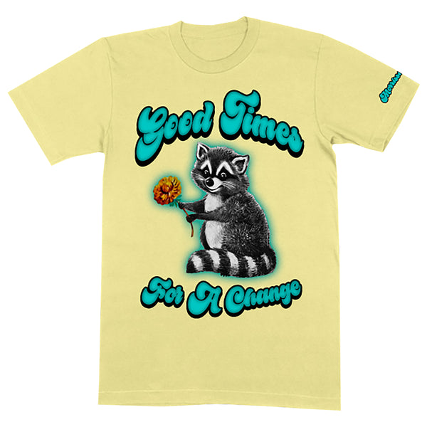 ‘Good Times For A Change’ T-Shirt Yellow