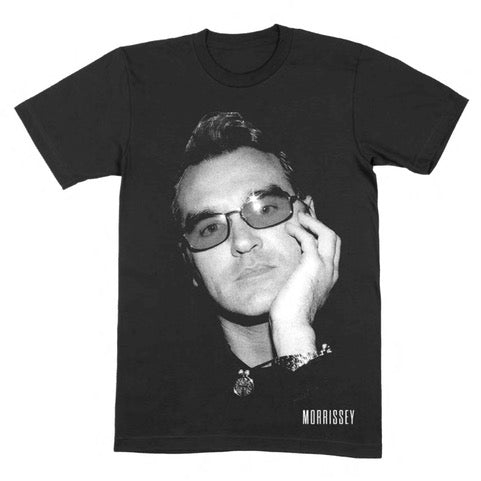 Hand To Face Photo Black T-Shirt